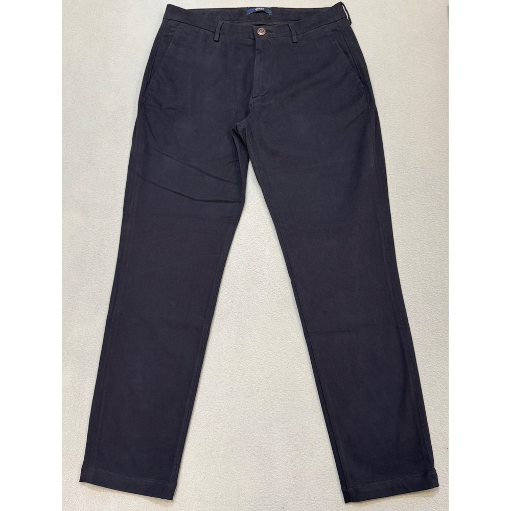 BOGGI MILANO‎ Chino Pants Mens 33 Navy Blue Stretch Cotton Blend Italian Fabric